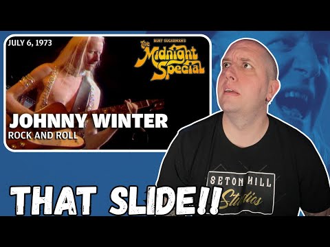 FIRST TIME Hearing Johnny Winter - Rock and Roll (Live On The Midnight Special) || That Slide Work!!