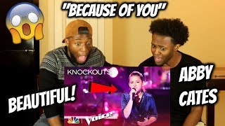 Kelly Clarkson's Wowed by Abby Cates' Confident Cover of "Because of You" - The Voice 2018 Knockouts