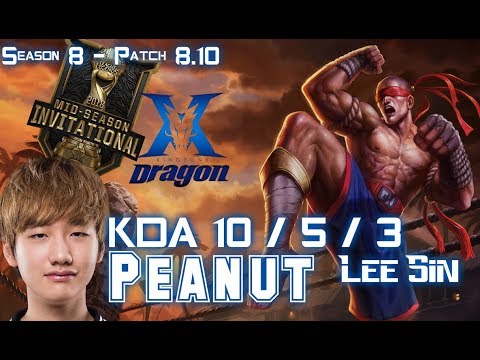 KZ Peanut LEE SIN vs XIN ZHAO Jungle - Patch 8.10 EUW Ranked