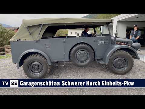 Garage treasures: An original heavy Horch standard passenger car - A rolling piece of automotive ...