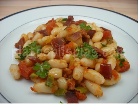 Alubias con jamón