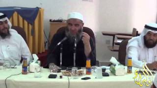 لقاء اصحاب الفضيلة المشايخ مشهور بن حسن آل سلمان علي بن حسن الحلبي باسم الجوابرة وزياد العبادي image