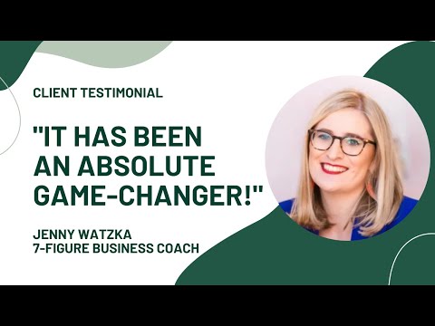 7-figure business coach Jenny: "Absolute game-changer!"