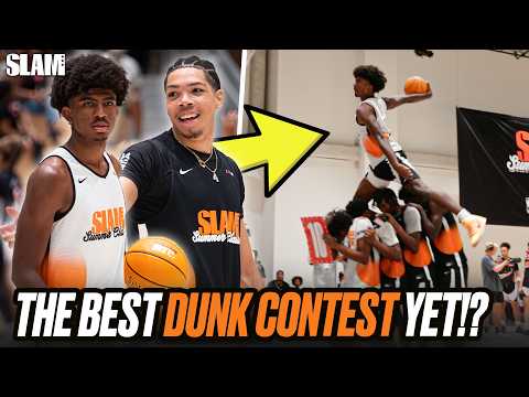 Jaxon Richardson vs. Tyran Stokes! Epic Dunk Contest at SLAM Summer Classic 🤯🔥