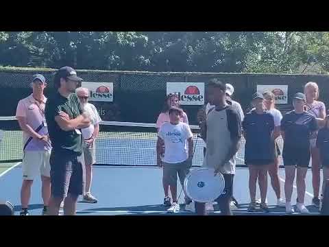 Sumit Nagal speaks after winning the 2022 Ellesse Pro Tennis Challenge