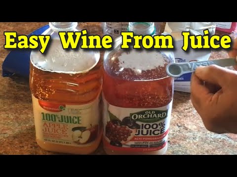 🍷 HOMEMADE WINE FROM JUICE 🍷 WE'RE MAKING PAW PAW's WINE 🍾 EASY REDNECK WINE FROM JUICE 🥤