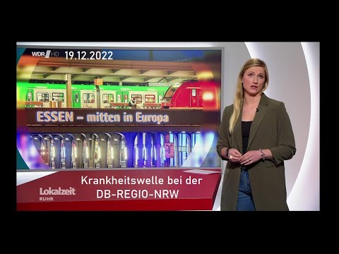 Deutsche Bahn - Krankheitswelle bei DB-REGIO-NRW [WDR 19.12.2022]