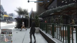 (GTA5)雪の日の死闘（雪合戦）パート２
