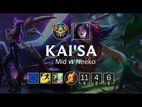 Kai'Sa Mid vs Neeko - EUW Master Patch 8.24