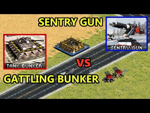 Gattling Tank in Bunker better than Sentry Gun? - Red Alert 2