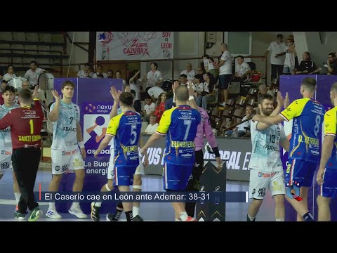 El Balonmano Caserío cae en la pista de Abanca Ademar León