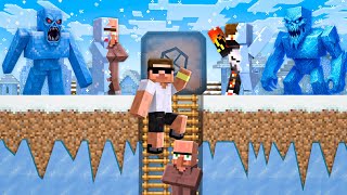 We Created Bunker to Survive COLD WEATHER in Minecraft !!