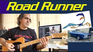Road Runner Bo Diddley. Como tocar. Tutorial. Acompañamiento y práctica a varias velocidades.