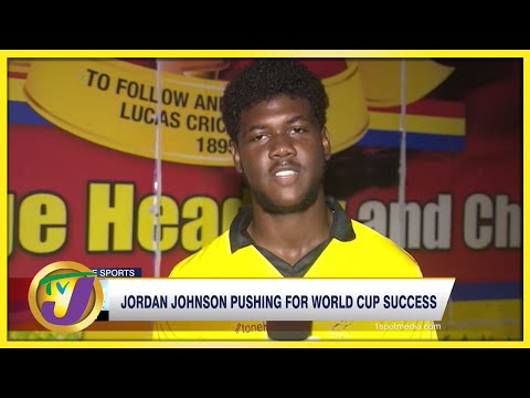 Jordan Johnson Young Cricketer Hoping for World Cup Success Dec 25 2021