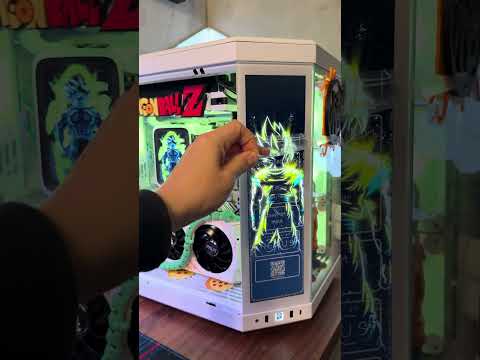 Dragon Ball Z themed PC build in the @hytebrand Y70 Touch case #pcbuild #gaming #pc