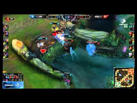 SKT vs KOO Tigers insane teamfight