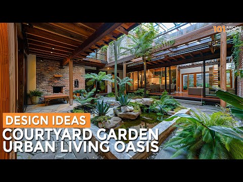Green Haven: Modern Courtyard Garden Design Ideas for Urban Living