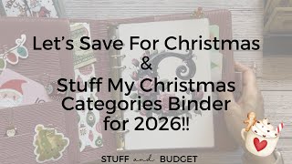 Saving for Christmas and Stuffing my Christmas Categories Binder 🥰🎄