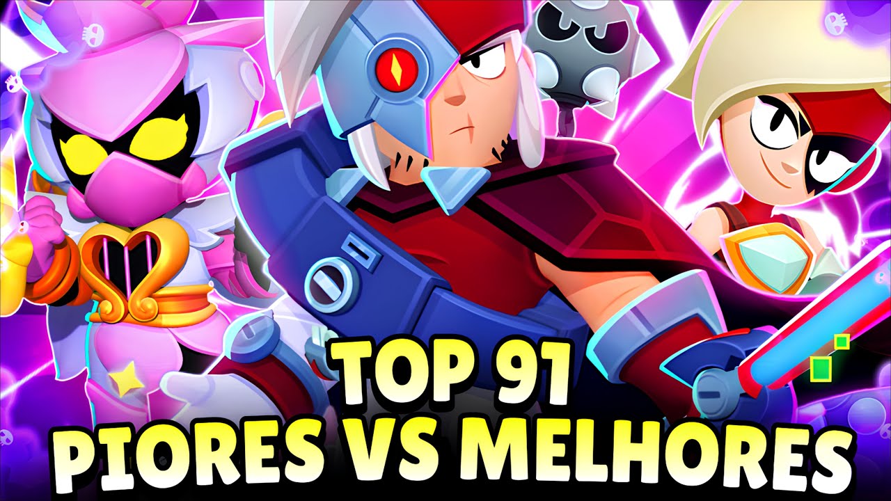 TOP 91 BRAWLERS! TODOS os BRAWLERS do BRAWL STARS de PIOR ATÉ MELHOR! TIER LIST OFICIAL! (V 13.0)
