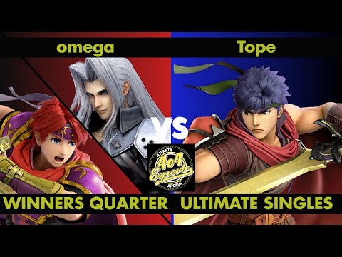 SSBU - 4o4 Smash Night 28 - 4o4| omega (Sephiroth, Roy) vs Tope (Ike) - Winners Quarter-Final