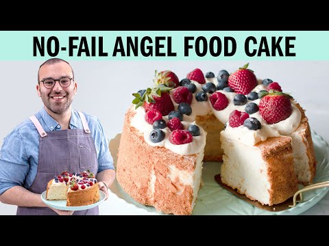 Easy Angel Food Cake Recipe!- The Scran Line