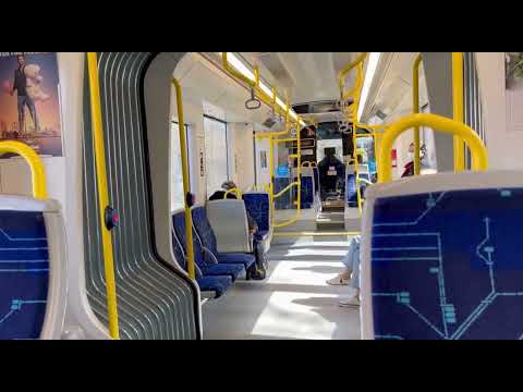 Sweden,Stockholm, Ropsten, tram ride from Lidingöbanan to Larsberg