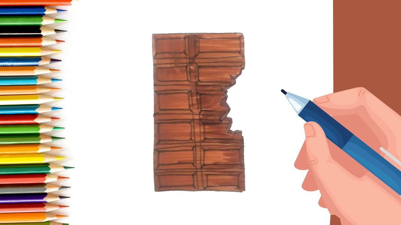 How to draw chocolate bar and have a bite with Parikshet