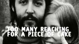 Paul McCartney - Too many people (Lyrics on screen)