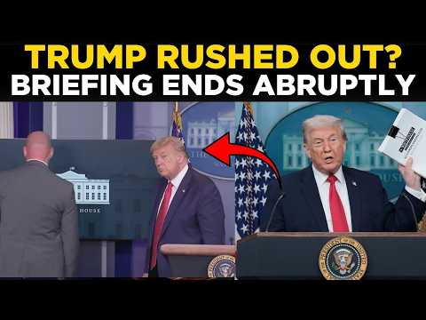 US NEWS LIVE: Trump Abruptly Escorted Away by Secret Service During Press Conference | Trump News