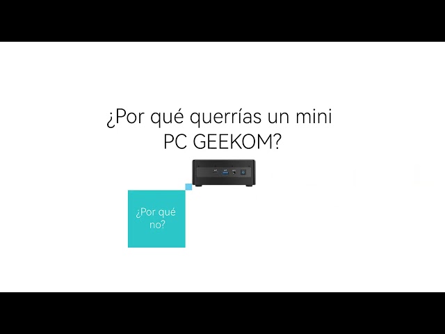 GEEKOM Mini Fun9 Intel Core i9-9980HK/32 GB/1 TB SSD video