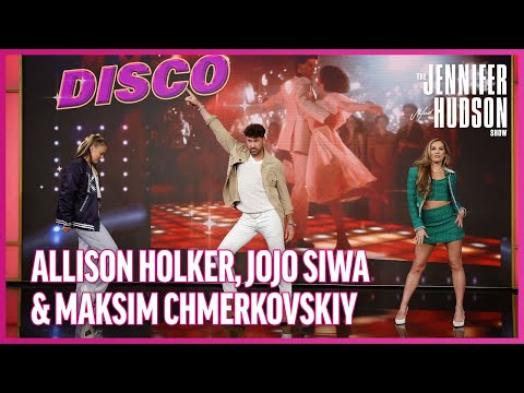Jojo Siwa, Allison Holker & Maksim Chmerkovskiy Compete in a Dance-Off!