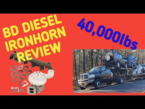 Bd diesel iron horn sxe364 review #turbo #hotshottrucking #diesel #cummins