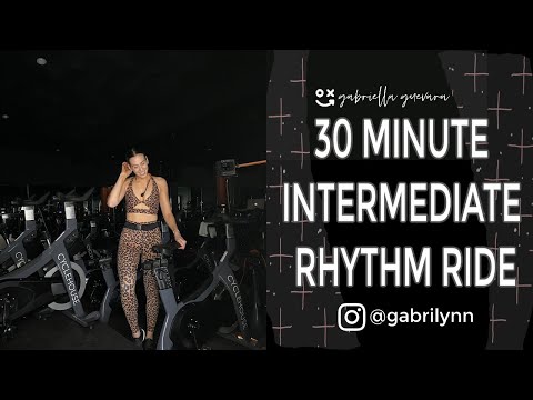 30 Minute Rhythm Cycling Class - Intermediate Dance Ride