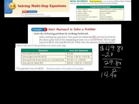 3-4a Working backward