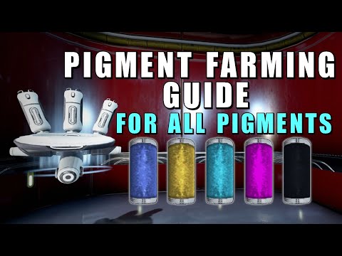 Part of a video titled Warframe Pigment Farming - FOR ALL COLORS - YouTube