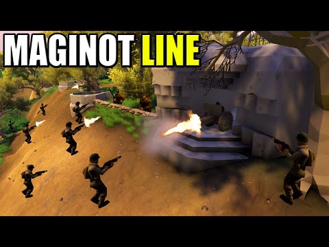 Insane MAGINOT LINE Bunker Defense - Brass Brigade Battle Simulator