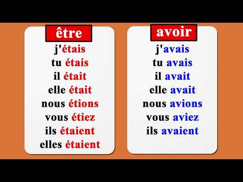 être et avoir à l'imparfait