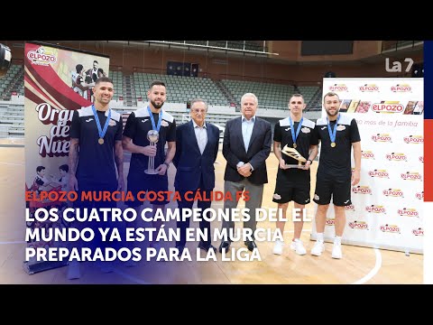 Elpozo Murcia homenajea a sus cuatro campeones del mundo | La 7
