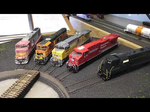 Athearn's Chris Palomerez visits Maine Modelworks Shop in Yarmouth, Maine. WHAT'S ON THE RAILS?
