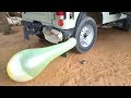 MAHINDRA THAR JEEP V S BIG BALLOON Creat Big Balloon From THAR Silencer