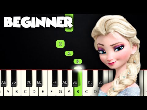 Let It Go - Frozen | BEGINNER PIANO TUTORIAL + SHEET MUSIC by Betacustic