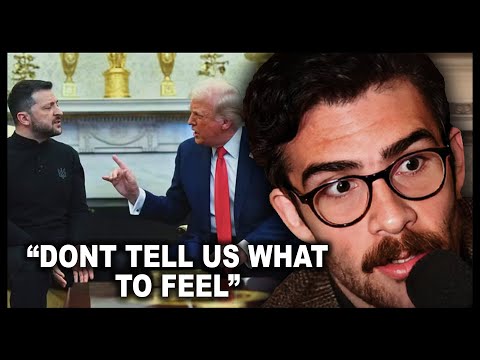Trump BERATES Zelensky on Live Broadcast | Hasanabi reacts