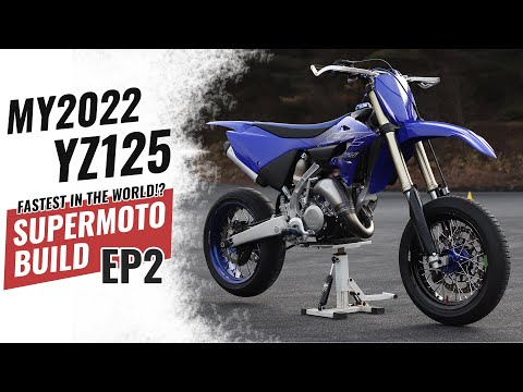 [The world's fastest motard conversion!?] Transforming the 2022 Yamaha YZ125 into a motard machin...