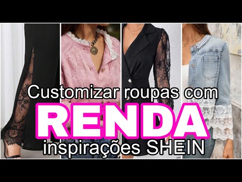 Lots of ideas to customize with LACE / SHEIN inspirations / renew your clothes