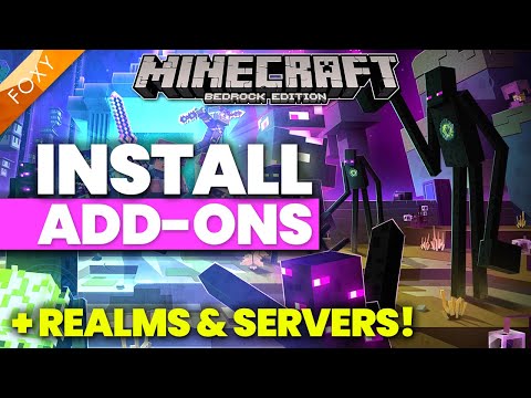 MCPE / BEDROCK : How to install Add-ons [Easy Tutorial]