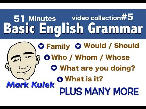 Basic English Grammar - video collection #5 | English for Communication - Mark Kulek ESL