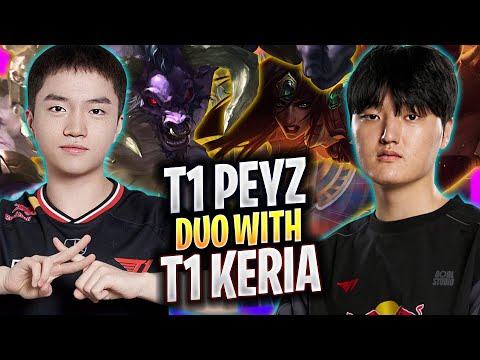 T1 PEYZ DUO WITH T1 KERIA! - T1 Peyz Plays Sivir ADC vs Jhin! | Season 2026