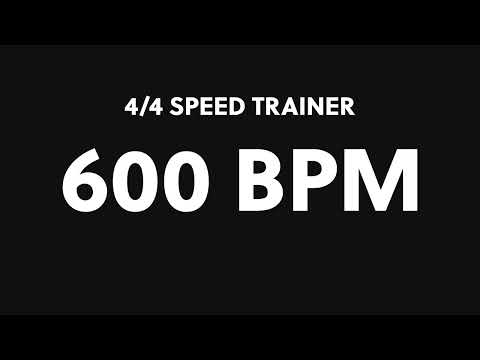 600 BPM – Speed Trainer (4/4 Practice Loop)
