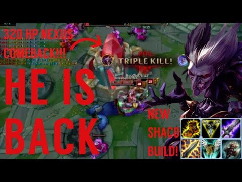 NEW OP SHACO BUILD?! 320 HP NEXUS COMEBACK!