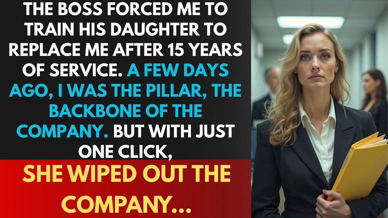 CEO Made Me Train His Daughter To Replace Me After 15 Years. Company Collapsed Because Of Her Click